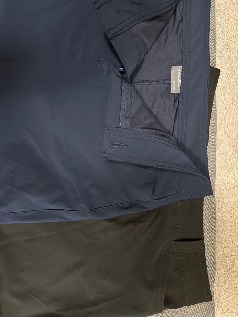 Two like new Eddie Bauer Navy Blue Performance Skorts 4